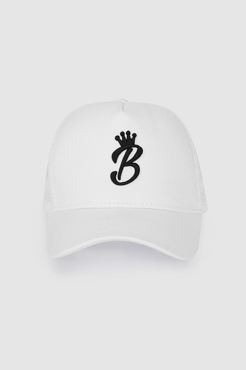 B Collection Snapback - White
